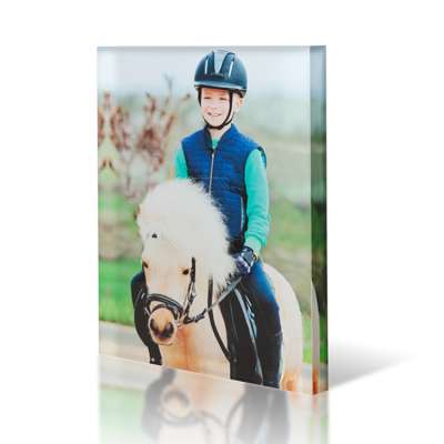 Best quality cheapest price 20mm clear printed acrylic photo frame block